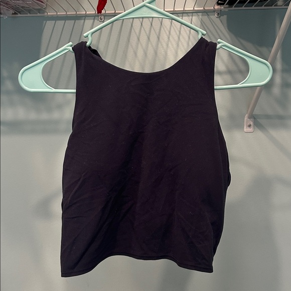 Athleta Tops - Athleta Navy Sleeveless Crop Top